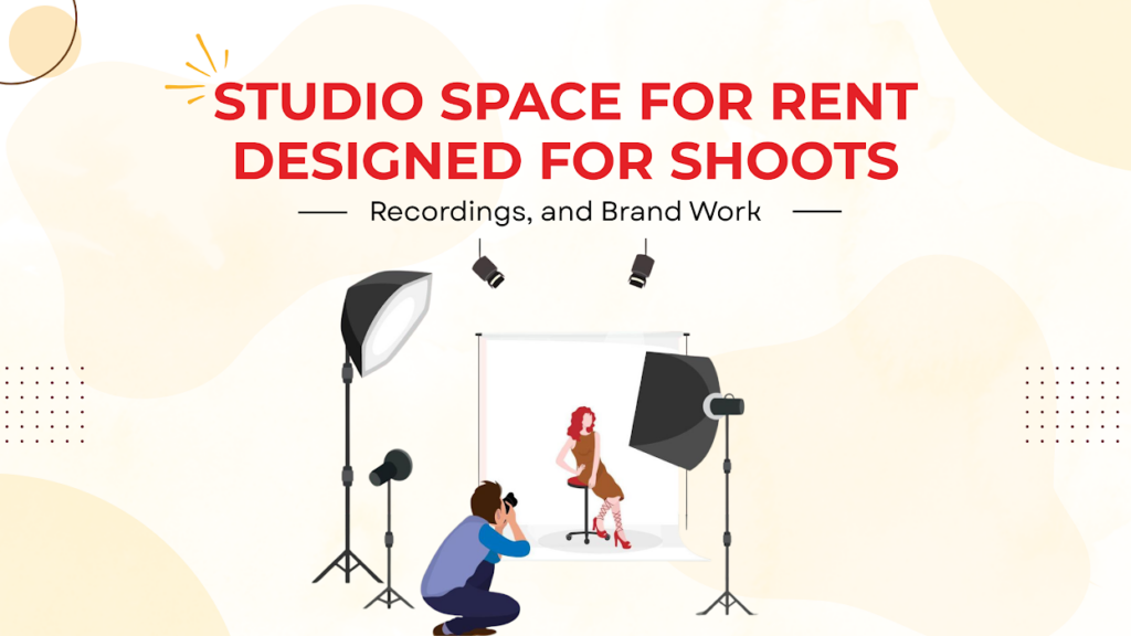 Studio Space for Rent Designed for Shoots