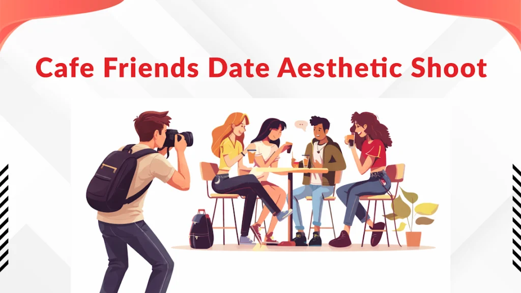 Cafe Friends Date Aesthetic Shoot